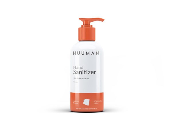 Bottle of Huuman Hand Sanitizer
